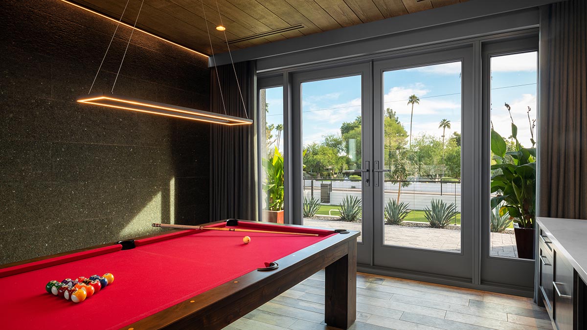 Milgard fiberglass sliding and French door options.