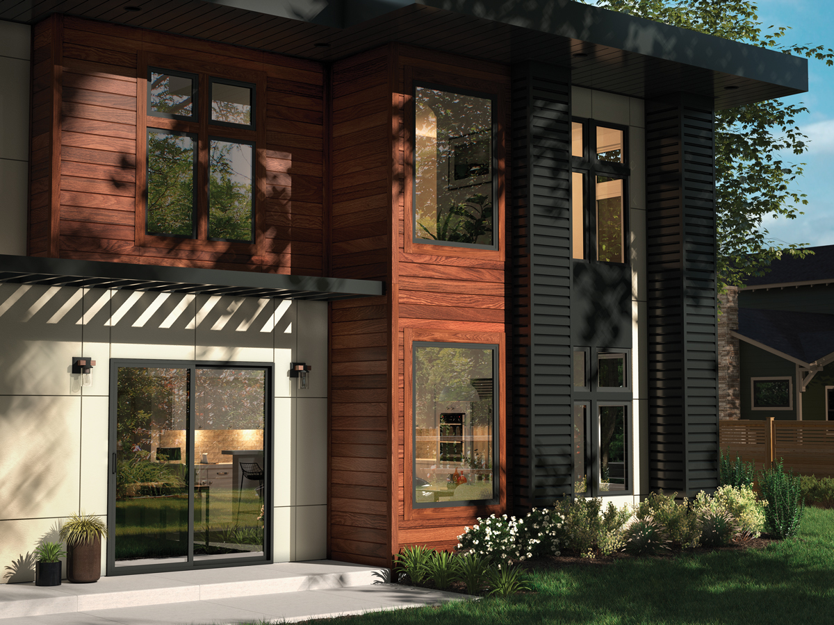 Milgard Style Line slim-profile vinyl sliding window